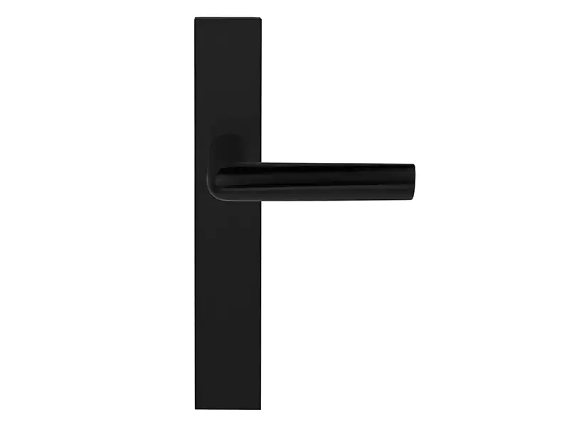 Deurkruk op schild Mat zwart pvd Inc Piet Boon PBI102P236SFC
